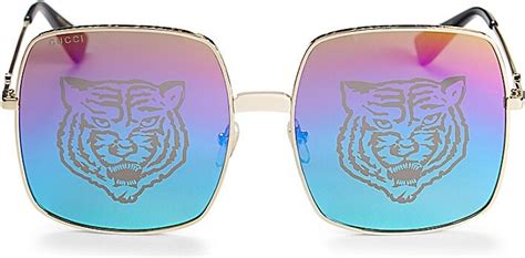 gucci cat eye tiger sunglasses|gucci oversized cat eye sunglasses.